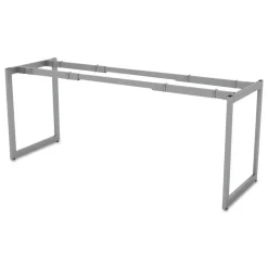 Best Open Office Desk Series 47.25 to 70.78w x 23.63d x 28.5h Adjustable O-Leg Desk Base - Silver Office Furniture & Lighting