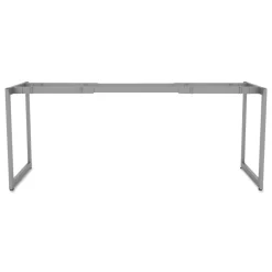 Best Open Office Desk Series 47.25 to 70.78w x 23.63d x 28.5h Adjustable O-Leg Desk Base - Silver Office Furniture & Lighting