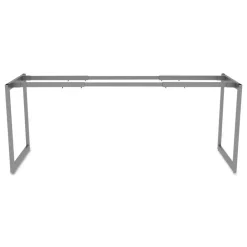 Best Open Office Desk Series 47.25 to 70.78w x 23.63d x 28.5h Adjustable O-Leg Desk Base - Silver Office Furniture & Lighting