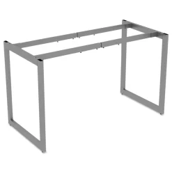 Best Open Office Desk Series 47.25 to 70.78w x 23.63d x 28.5h Adjustable O-Leg Desk Base - Silver Office Furniture & Lighting