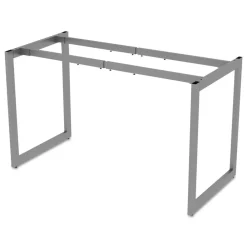 Best Open Office Desk Series 47.25 to 70.78w x 23.63d x 28.5h Adjustable O-Leg Desk Base - Silver Office Furniture & Lighting