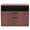 Online Open Office Desk Series 29.5 x 19.13 x 22.88 Legal/Letter Low File 2-Drawer Cabinet Credenza - Cherry Office Furniture & Lighting