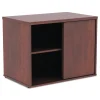 Discount Open Office Desk Series 29.5w x 19.13d x 22.78h Low Storage Cabinet Credenza - Medium Cherry Office Furniture & Lighting