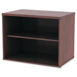 Discount Open Office Desk Series 29.5w x 19.13d x 22.78h Low Storage Cabinet Credenza - Medium Cherry Office Furniture & Lighting