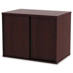 Sale Open Office Desk Series 29.5w x 19.13d x 22.78h Low Storage Cabinet Credenza - Mahogany Office Furniture & Lighting