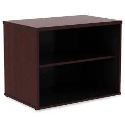 Sale Open Office Desk Series 29.5w x 19.13d x 22.78h Low Storage Cabinet Credenza - Mahogany Office Furniture & Lighting