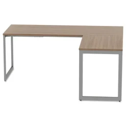 Clearance Open Office Series 23-3/8 in. x 28-1/2 in. Fully Adjustable O-Leg Return Base - Silver Office Furniture & Lighting