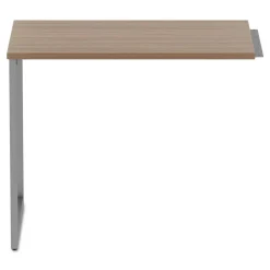 Clearance Open Office Series 23-3/8 in. x 28-1/2 in. Fully Adjustable O-Leg Return Base - Silver Office Furniture & Lighting