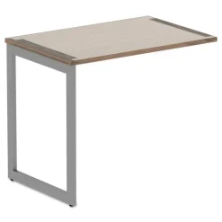 Clearance Open Office Series 23-3/8 in. x 28-1/2 in. Fully Adjustable O-Leg Return Base - Silver Office Furniture & Lighting