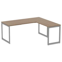 Clearance Open Office Series 23-3/8 in. x 28-1/2 in. Fully Adjustable O-Leg Return Base - Silver Office Furniture & Lighting