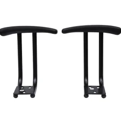 Discount Optional Fixed Height T-Arms for Essentia and Interval Series Chairs - Black (1-Pair) Office Furniture & Lighting