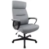 Hot Oxnam Series 17.56 in. to 21.38 in. Seat Height Supports Up to 275 lbs. High-Back Task Chair - Gray Seat/Back, Black Base Office Furniture & Lighting