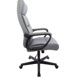 Hot Oxnam Series 17.56 in. to 21.38 in. Seat Height Supports Up to 275 lbs. High-Back Task Chair - Gray Seat/Back, Black Base Office Furniture & Lighting