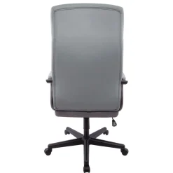 Hot Oxnam Series 17.56 in. to 21.38 in. Seat Height Supports Up to 275 lbs. High-Back Task Chair - Gray Seat/Back, Black Base Office Furniture & Lighting