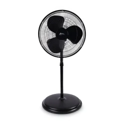 Online 120V 0.37 Amp 3-Speed 16 in. Pedestal Stand Fan - Black Fans