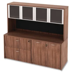 New Valencia Series 62-3/8 in. x 1/2 in. x 14 in. Tackboard for Open Storage Hutch - Charcoal Office Furniture & Lighting