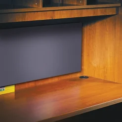 New Valencia Series 62-3/8 in. x 1/2 in. x 14 in. Tackboard for Open Storage Hutch - Charcoal Office Furniture & Lighting