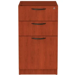 Online Valencia Series 15.63 in. x 20.5 in. x 28.5 in. Box/File Full Pedestal - Mahogany Office Furniture & Lighting