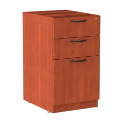 Online Valencia Series 15.63 in. x 20.5 in. x 28.5 in. Box/File Full Pedestal - Mahogany Office Furniture & Lighting