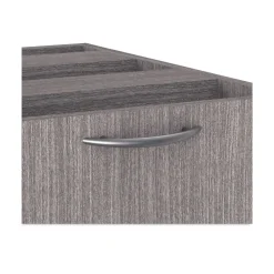 Online Valencia Series 15.63 in. x 20.5 in. x 28.5 in. Legal/Letter 3-Drawer Full Pedestal File - Gray Office Furniture & Lighting
