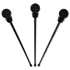 Hot 4.75 in. Beverage Plugs - Black (2000/Carton) Tabletop And Serveware