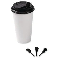 Best 2 in. Beverage Plugs - Black (2000/Carton) Tabletop And Serveware