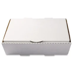Outlet 10.88 in. x 13 in. x 3 in. Paper Catering Boxes - White (50/Carton) Tabletop And Serveware