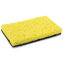 New 3.5 x 6 Heavy-Duty Scrubbing Sponge - Yellow/Green (20/Carton) Cleaning & Janitorial Supplies