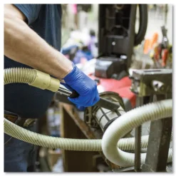 Online 9.5 in. 6 mil Heavy-Duty Industrial Nitrile Gloves - Medium/Royal Blue (1000/Carton) Cleaning & Janitorial Supplies