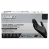 9.5 in. Long 3 mil Powder-Free Nitrile Exam Gloves - Large/Black (1000/Carton) Cleaning & Janitorial Supplies