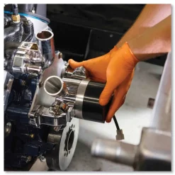 Hot 8 mil Heavy-Duty Industrial Powder-Free Nitrile Gloves - Small, Orange (1000/Carton) Cleaning & Janitorial Supplies