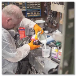 Hot 8 mil Heavy-Duty Industrial Powder-Free Nitrile Gloves - Small, Orange (1000/Carton) Cleaning & Janitorial Supplies