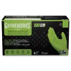 Hot 8 mil Heavy-Duty Industrial Powder-Free Nitrile Gloves - X-Large, Green (1000/Carton) Cleaning & Janitorial Supplies