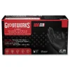 New 6 mil Heavy-Duty Industrial Powder-Free Nitrile Gloves - Large, Black (1000/Carton) Cleaning & Janitorial Supplies