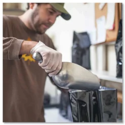 3 mil Industrial Powder-Free Vinyl Gloves - Large, Clear (1000/Carton) Cleaning & Janitorial Supplies