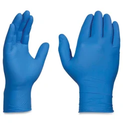 Sale 3 mil Industrial Powder-Free Nitrile Gloves - X-Large, Blue (1000/Carton) Cleaning & Janitorial Supplies
