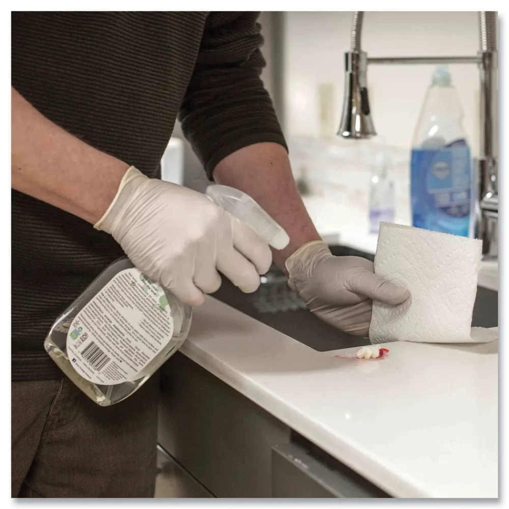 4 mil Powder-Free Latex Disposable Gloves - X-Large, Ivory (1000/Carton) Cleaning & Janitorial Supplies