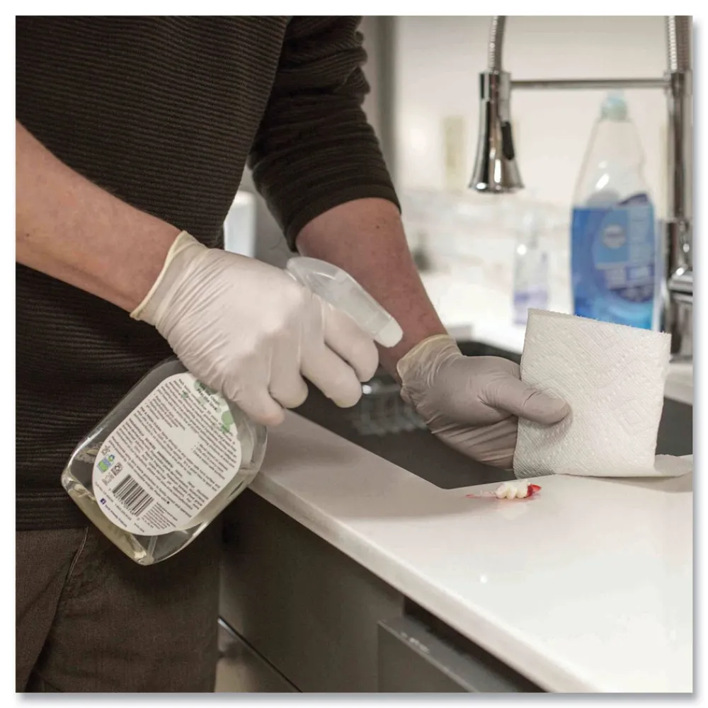 4 mil Powder-Free Latex Disposable Gloves - Small, Ivory (1000/Carton) Cleaning & Janitorial Supplies