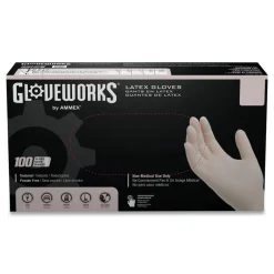 4 mil Powder-Free Latex Disposable Gloves - Small, Ivory (1000/Carton) Cleaning & Janitorial Supplies