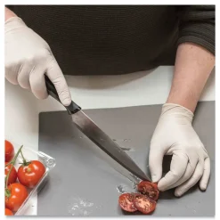 Clearance 4 mil Powder-Free Latex Disposable Gloves - Medium, Ivory (1000/Carton) Cleaning & Janitorial Supplies