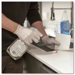 Clearance 4 mil Powder-Free Latex Disposable Gloves - Medium, Ivory (1000/Carton) Cleaning & Janitorial Supplies