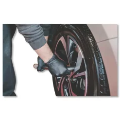 New 6 mil Powder-Free Nitrile Exam Gloves - Large, Black (1000/Carton) Cleaning & Janitorial Supplies