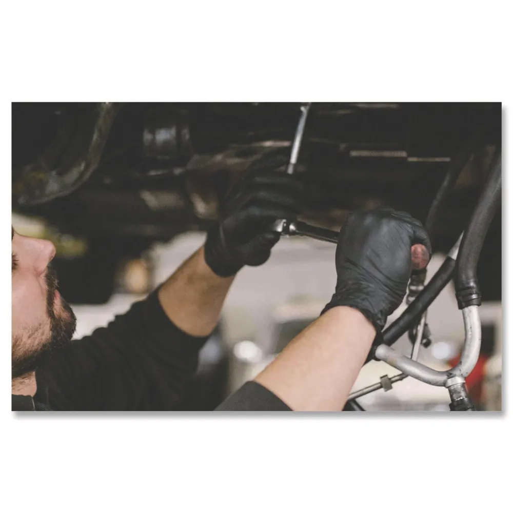 New 6 mil Powder-Free Nitrile Exam Gloves - Large, Black (1000/Carton) Cleaning & Janitorial Supplies