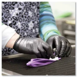 Outlet Nitrile Exam Gloves, Powder-Free, 3 mil, Small, Black, 100/Box, 10 Boxes/Carton Cleaning & Janitorial Supplies