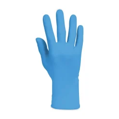 Hot 6 mil Thick 9.5 in. Long Powder-Free G10 2PRO Nitrile Gloves - Extra Large, Blue (90/Box) Work Gloves