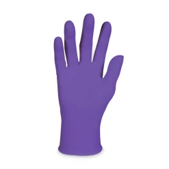 Hot 6 mil Thick 9.5 in. Long Powder-Free PURPLE NITRILE Exam Gloves - Extra Large, Purple (90/Box) Cleaning & Janitorial Supplies