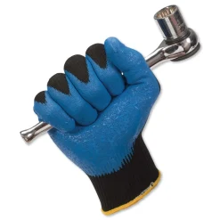 Hot 230 mm Length G40 Foam Nitrile Coated Gloves - Medium/Size 8, Blue (12 Pairs/Pack) Work Gloves