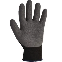 Sale 270 mm Length G40 Poly/Cotton Latex Coated Gloves - X-Large, Gray/Black (12 Pairs/Pack) Work Gloves