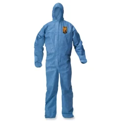 Sale A20 Breathable Particle Protection Coveralls - 4X-Large, Blue (20/Carton) Bib Overalls