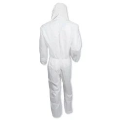 Hot A20 Breathable Particle Protection Coveralls with Zip Closure - Triple Extra Large, White (20/Carton) Bib Overalls